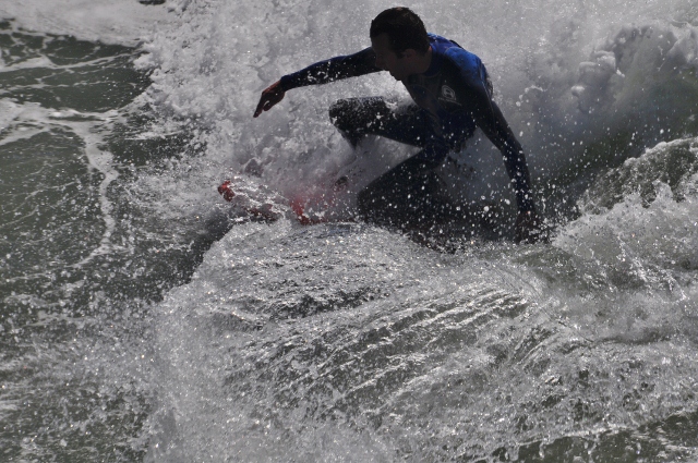 Pismo Beach surfer
